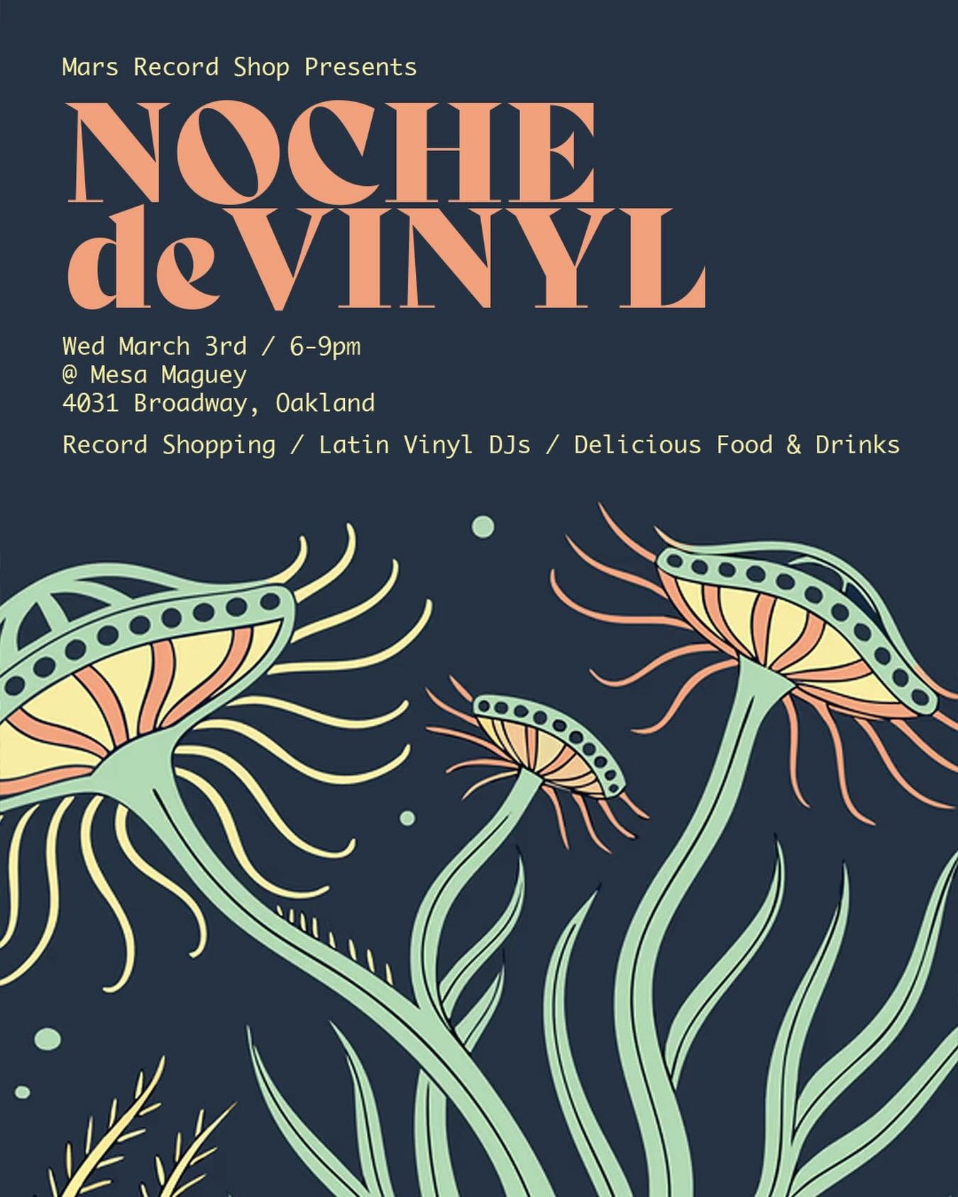 Fun one coming up next Wed 3/4! Vinyl shop pop-up + DJs @ashleykarell @vinyldjmaju #alexg 6-9pm at our fav local mezcal/Oaxacan bar/restaurant @mesamaguey on Broadway btwn 40th and 41st. Always a spirited night w/ great drinks, foods, friends and mus