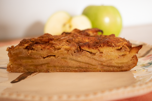 Gâteau invisible aux pommes 