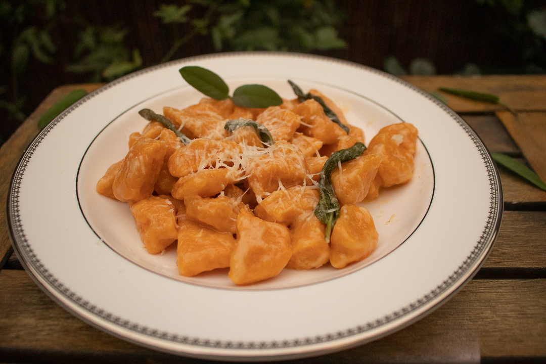 Sweet potatoes gnocchi 