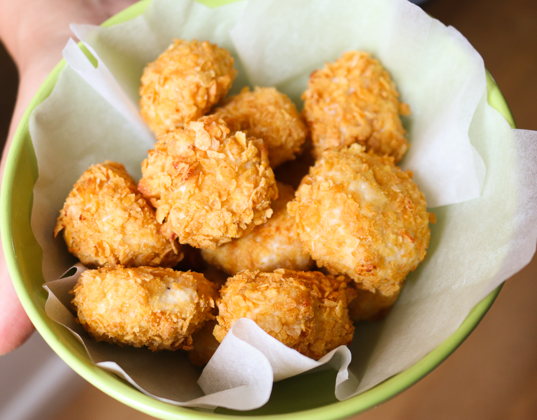 Home made chicken nuggets