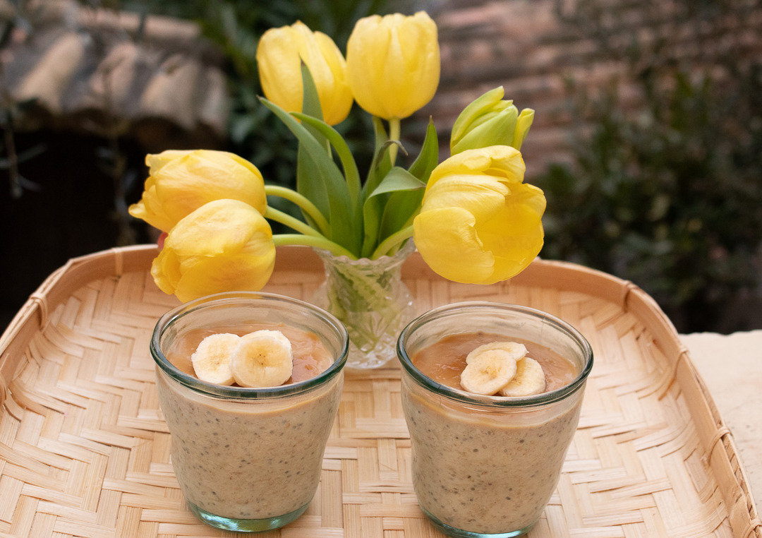 Banana overnights oats 