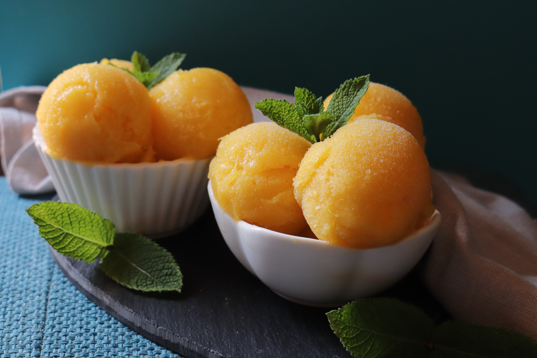 Mangový sorbet