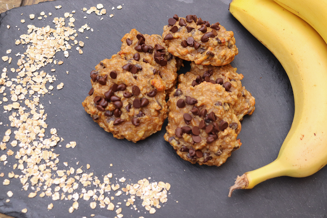 Banana oat mill cookies