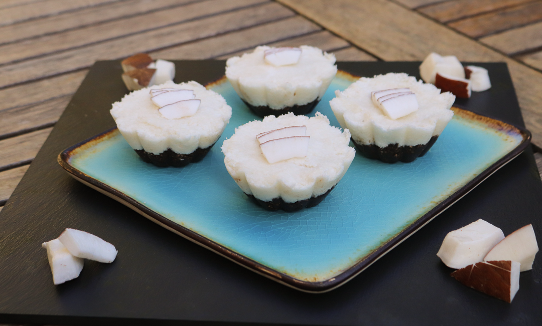 Gâteaux végétaliens à la noix de coco