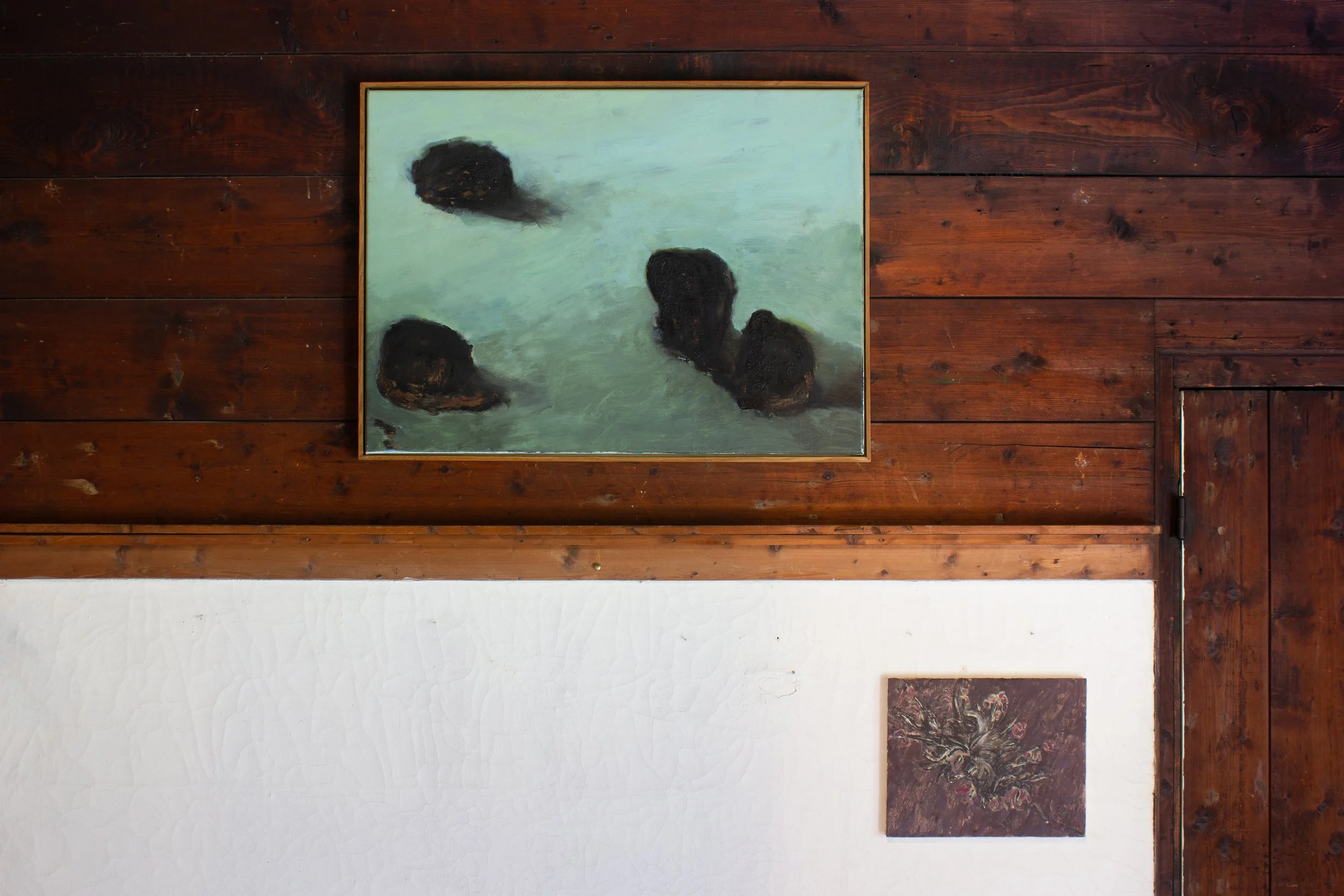 'zondag' alongside work by Thijs Segers during our group exhibition at Dooyewaard Stichting