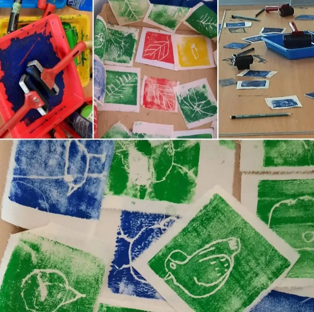 Print Making with Nature