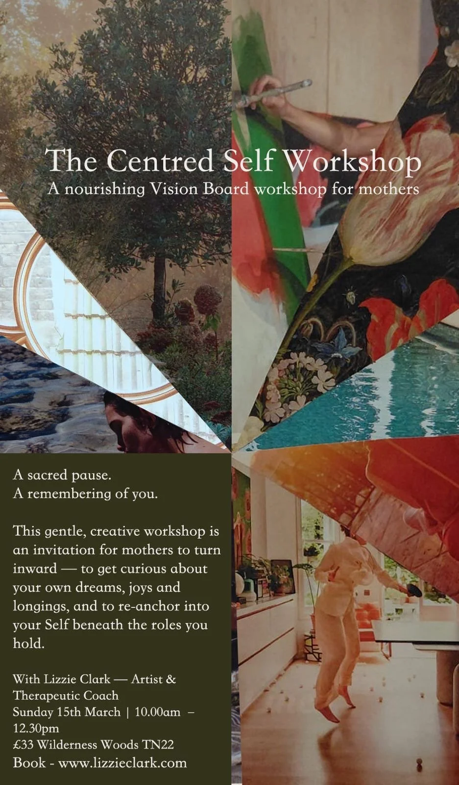 The Centred Self Workshop - A nourishing Vision Board workshop for mothers