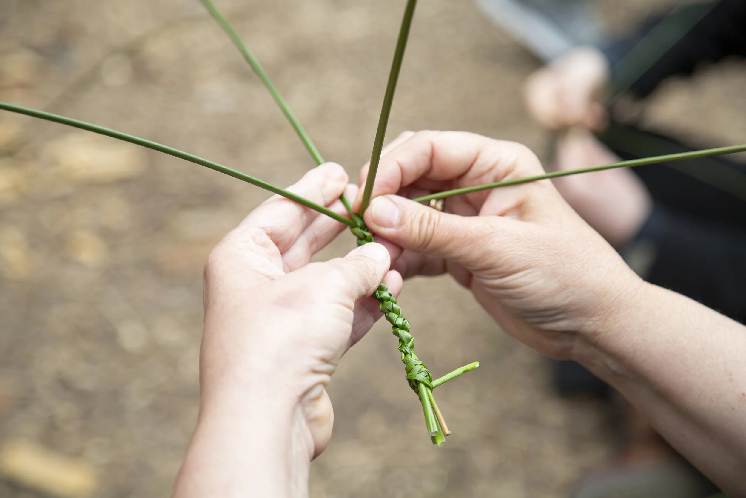 Weaving demonstration