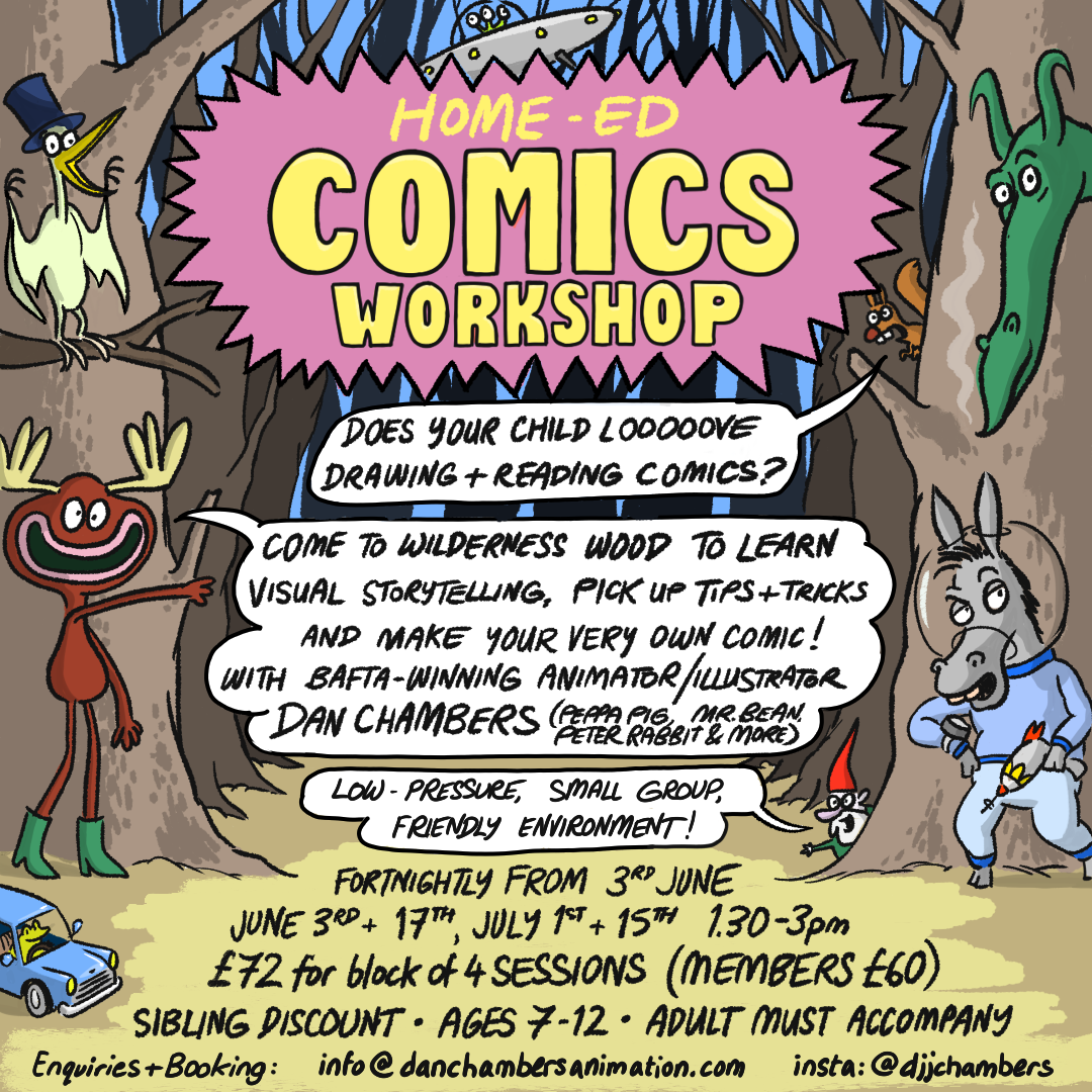 Home-Ed Comics Workshop 2 of 4