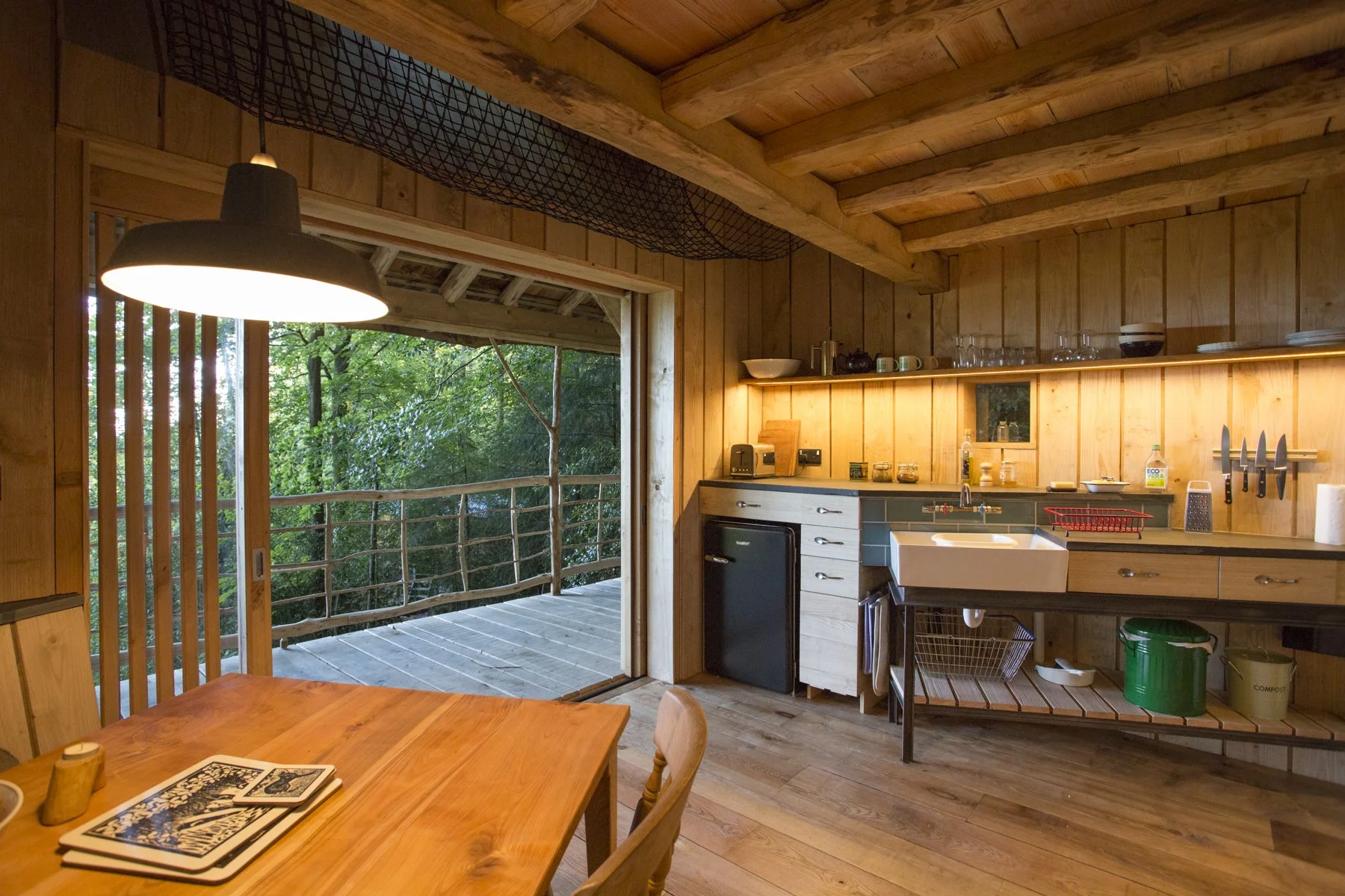 Yaffle kitchen and view