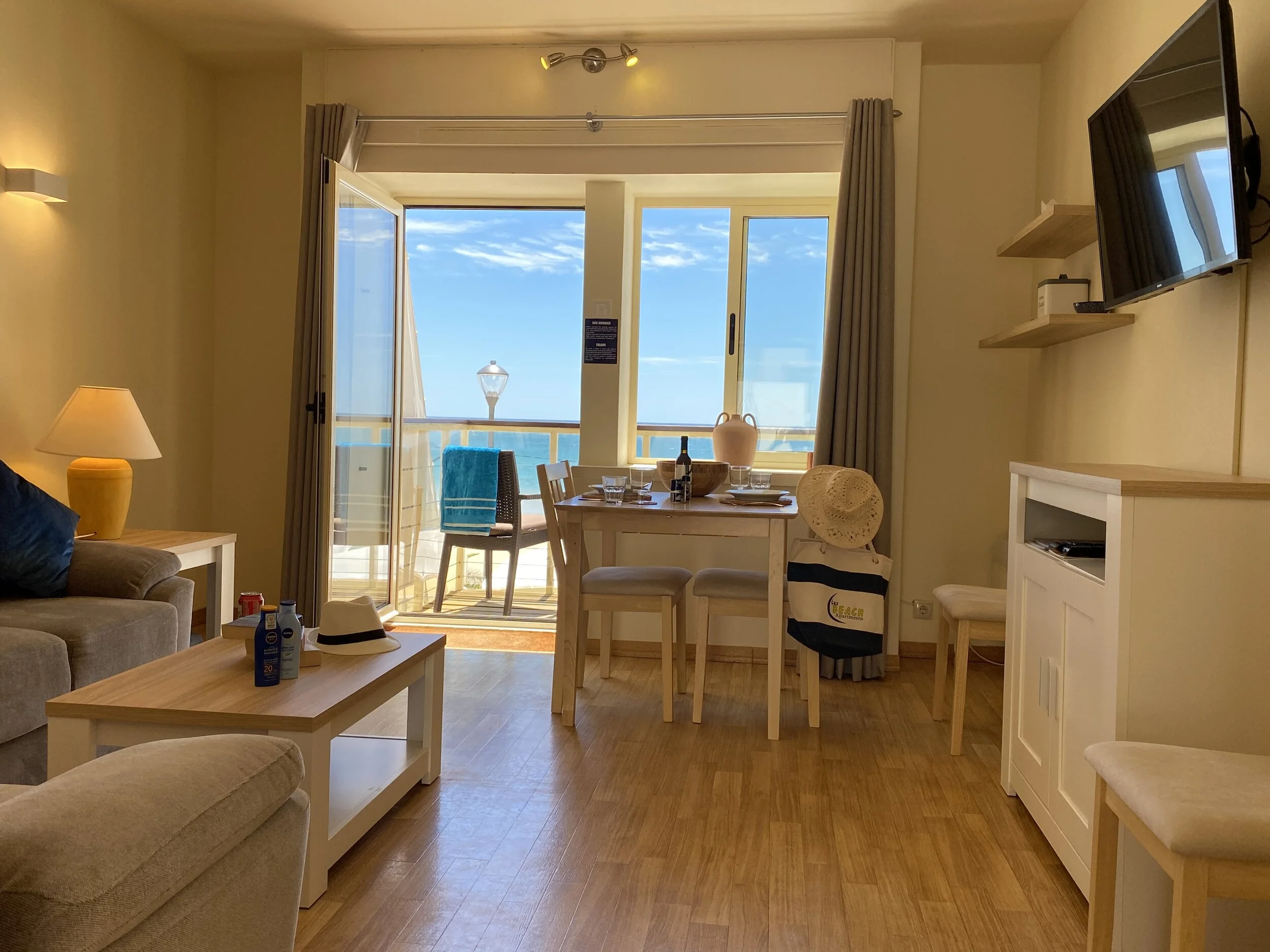 1 Bedroom Sea Front Apartment — The Luz Beach Apartments