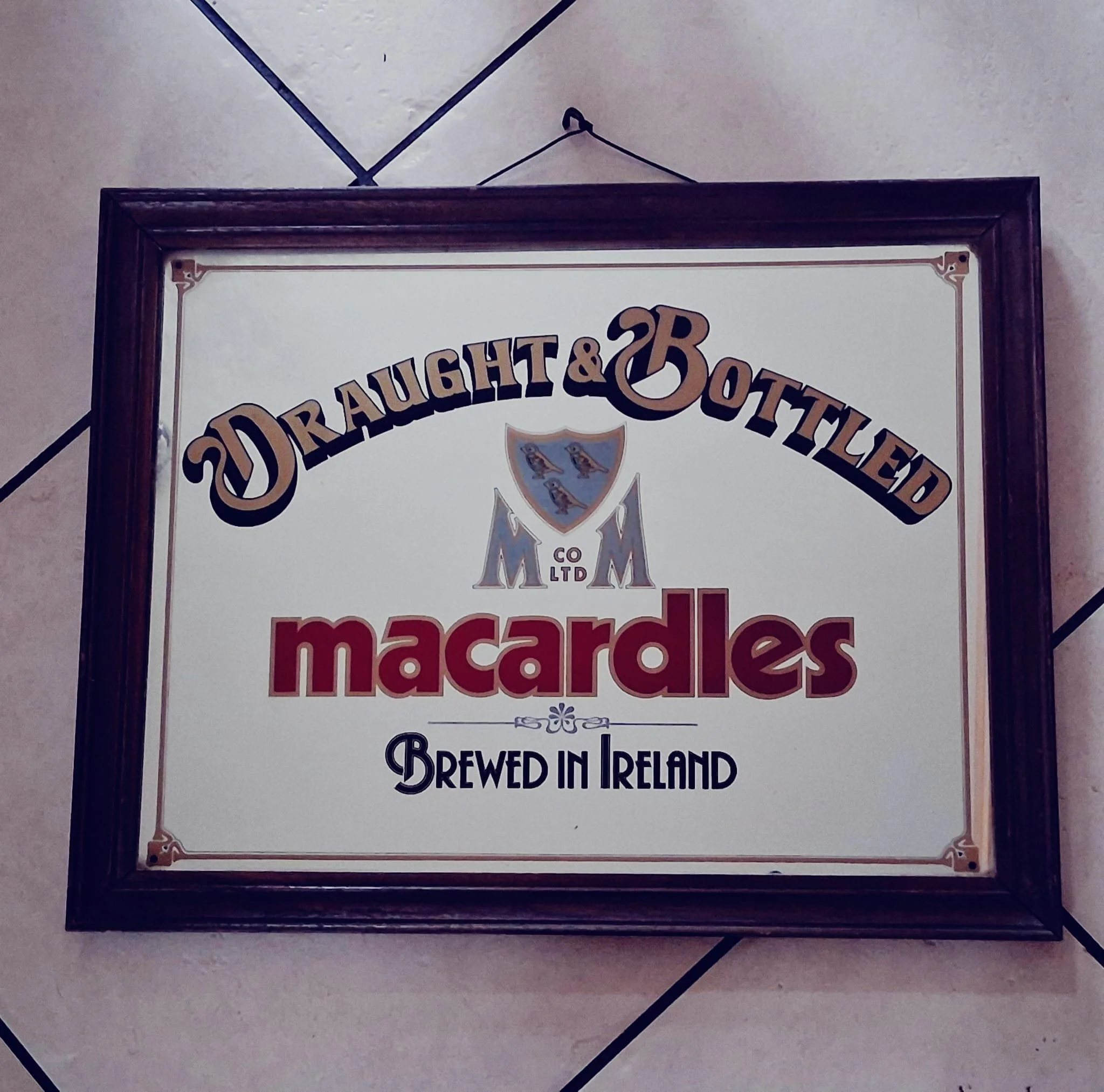 Original MacArdles Dundalk mirror