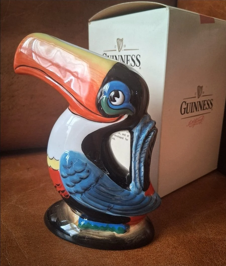 Guinness toucan jug with original packaging