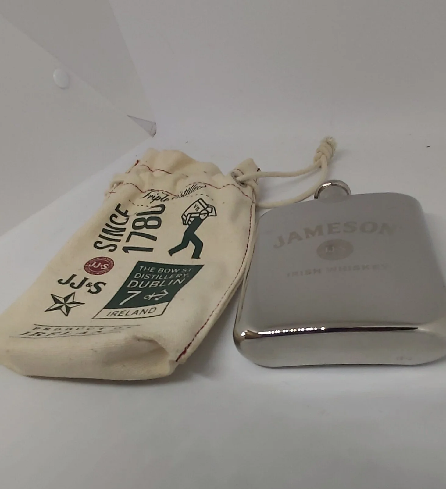 Jameson Flask with advertising bag