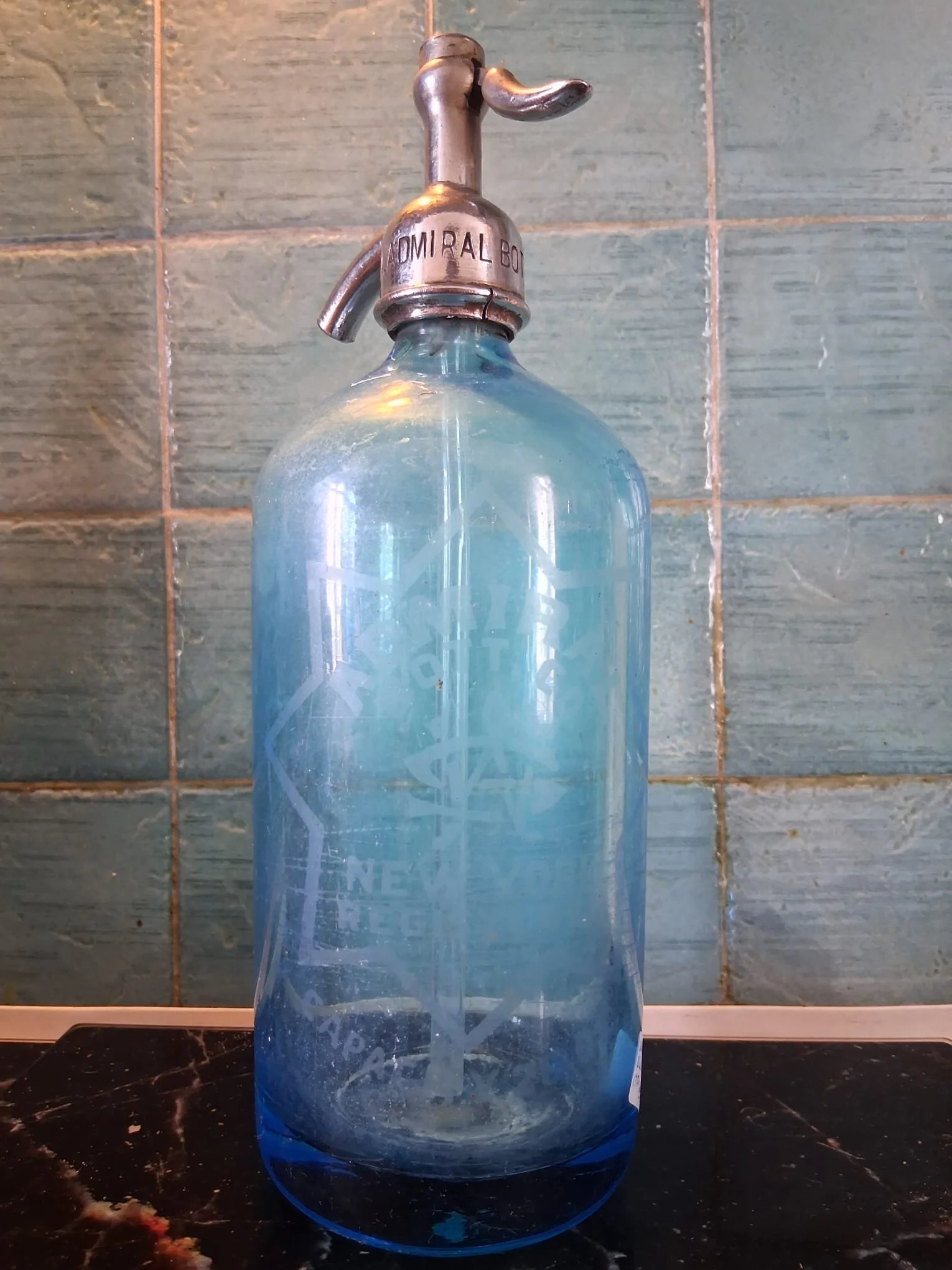 Admiral Bott. Co NY Soda Syphon