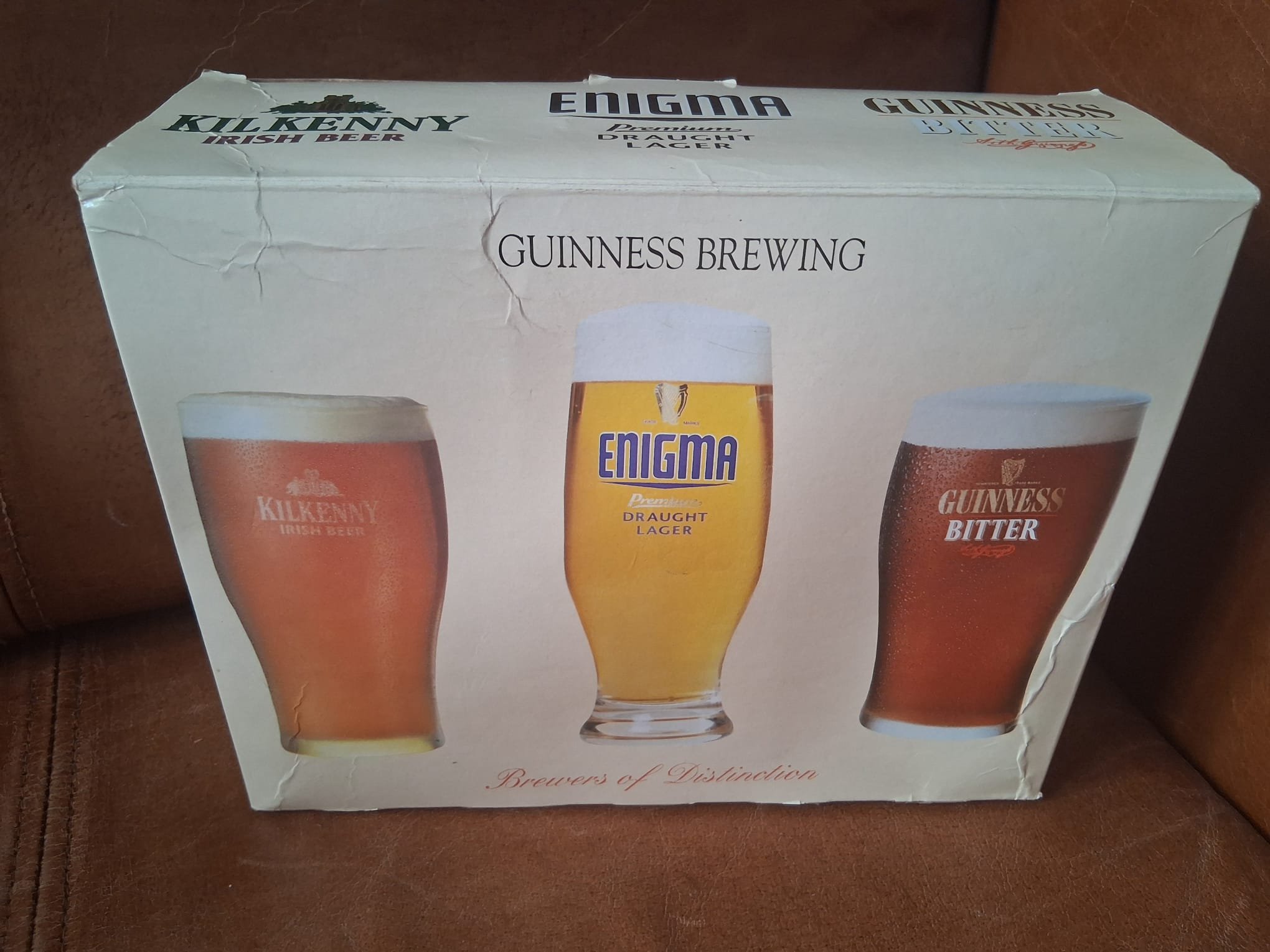 Rare Guinness 1 pint glasses set (3)