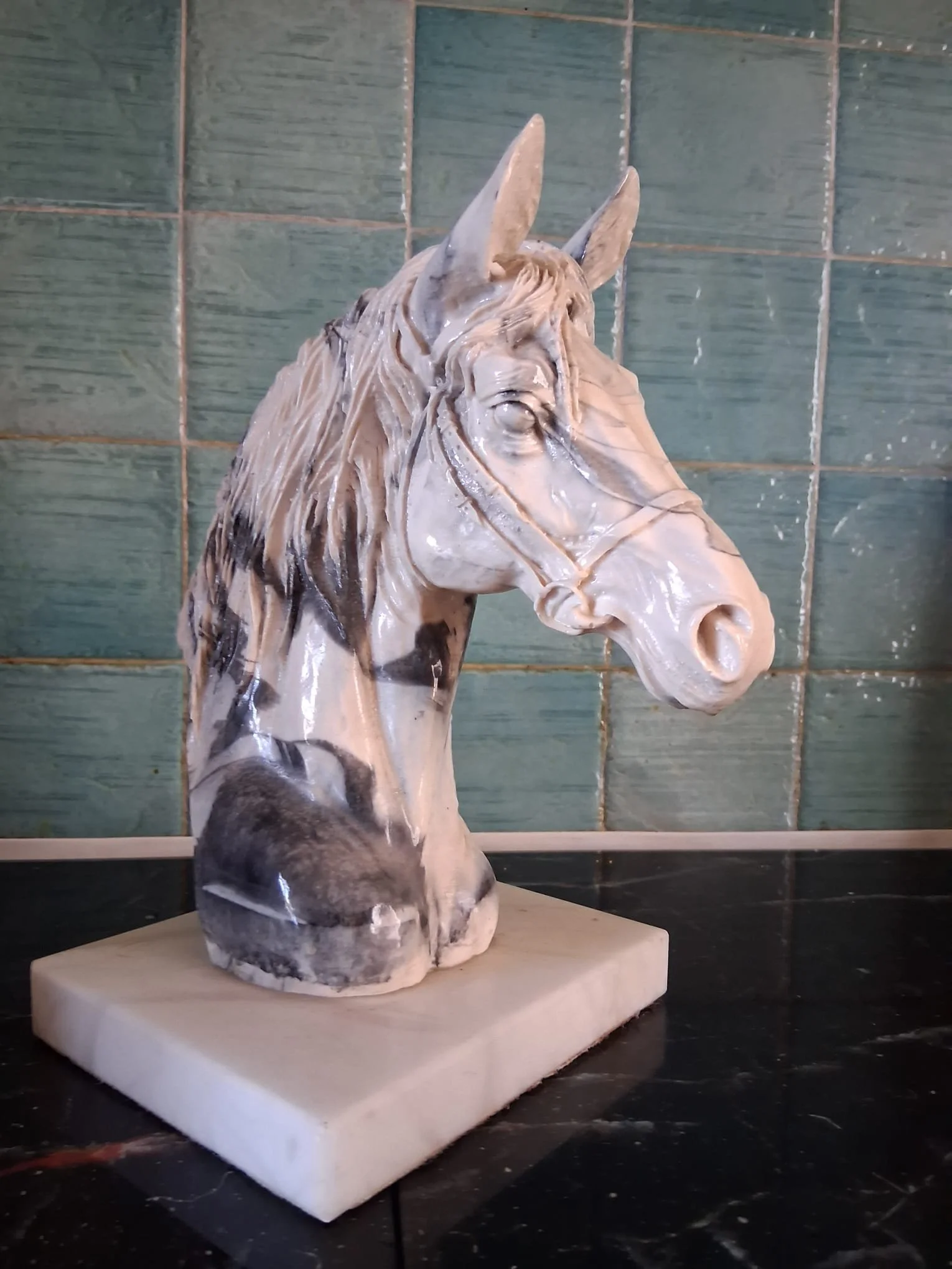 Art Deco horse bust