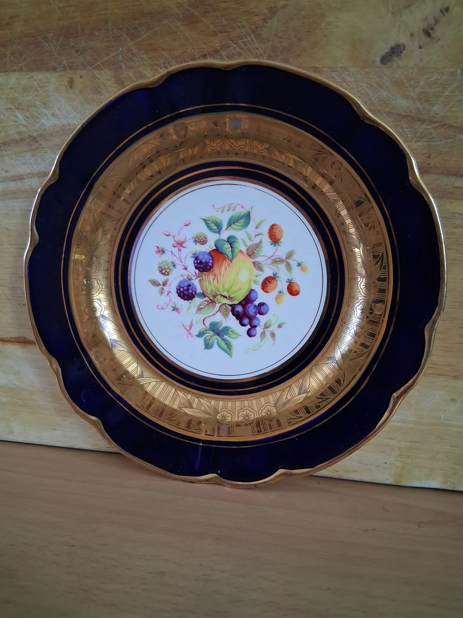 Rare Handpainted Cabinet Plate