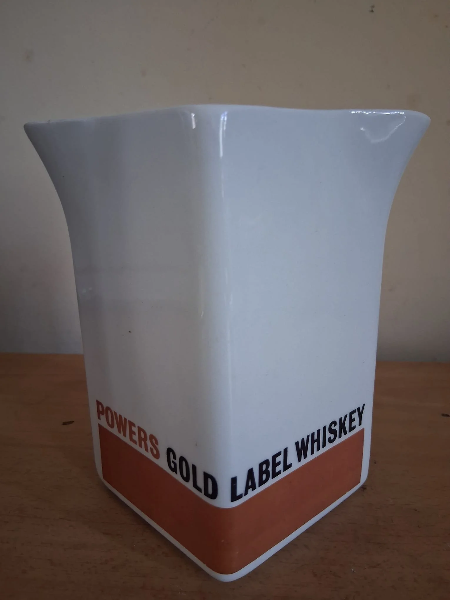 Twin Spout no handle Powers Gold Label Irish whiskey jug