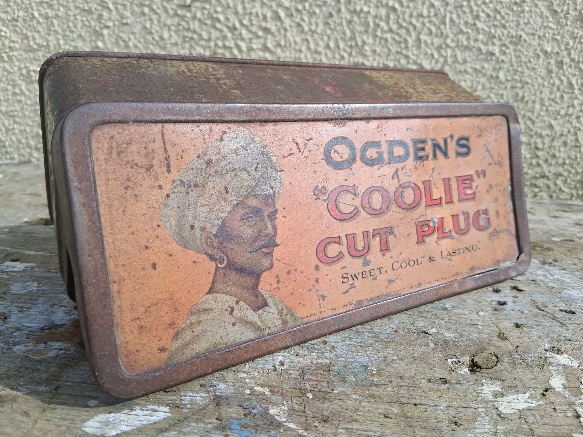 Coolie Plug rare tin