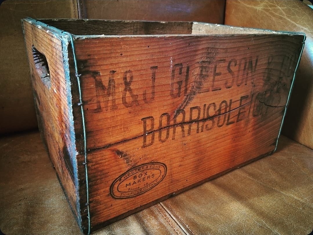M&J Gleeson Borrisoleigh Co.Tipperary bottle crate