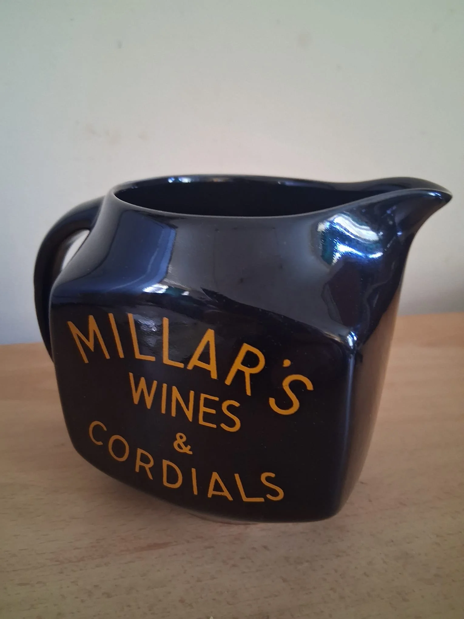 Rare black version Millars Jug