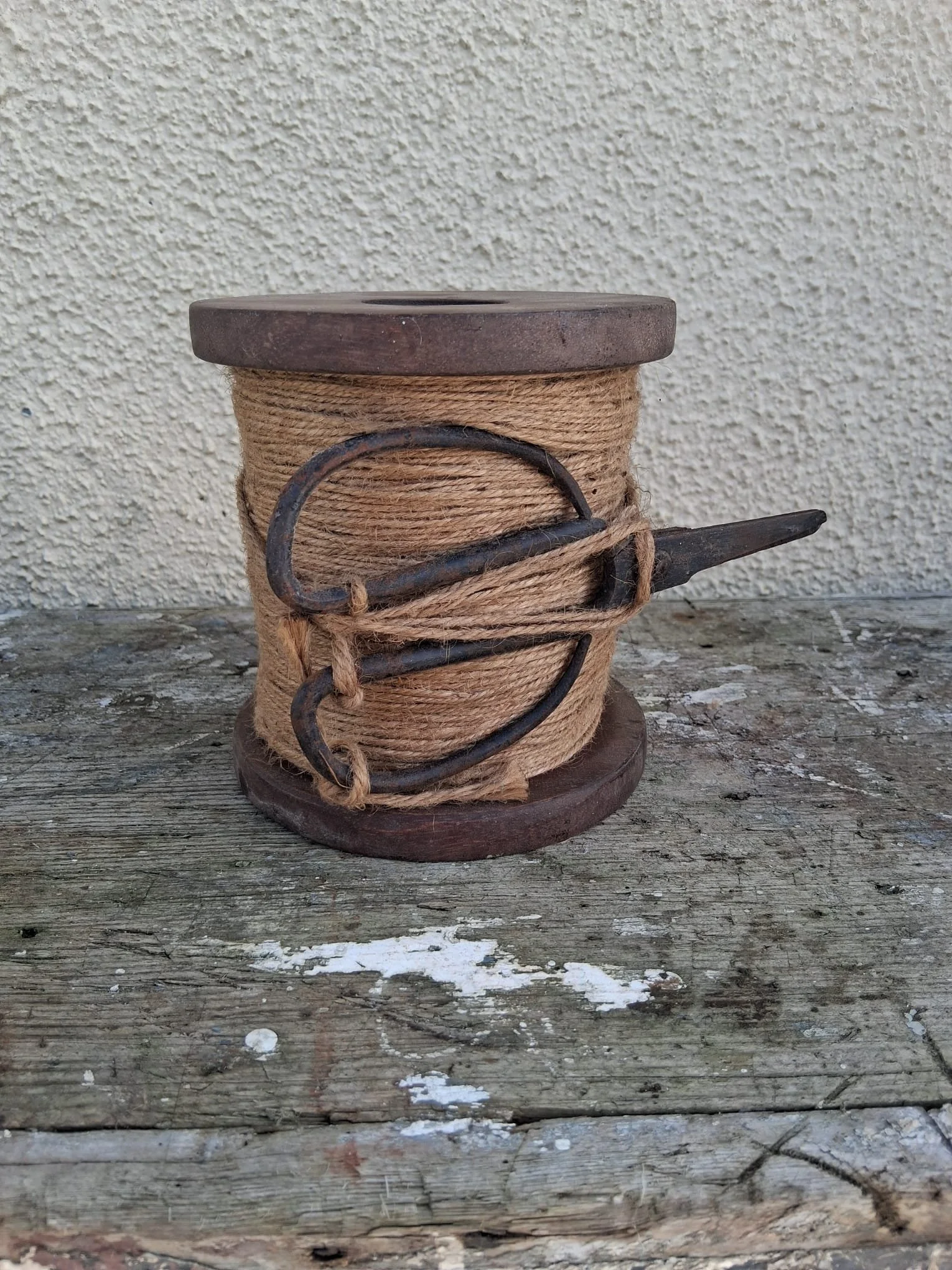Large Antique Haberdashery Cotton Reel Spool