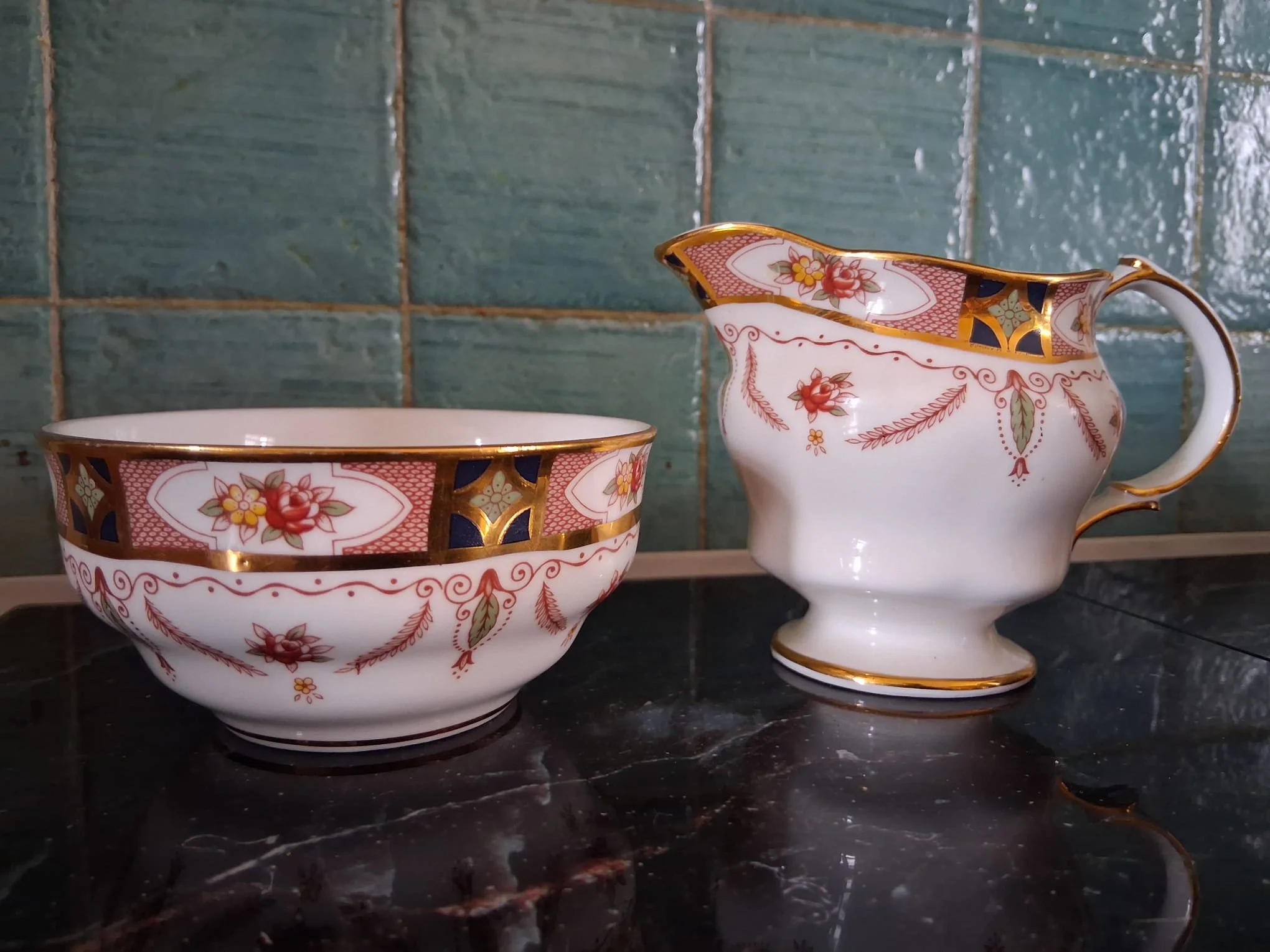 Royal Linden Sugar and Milk Set