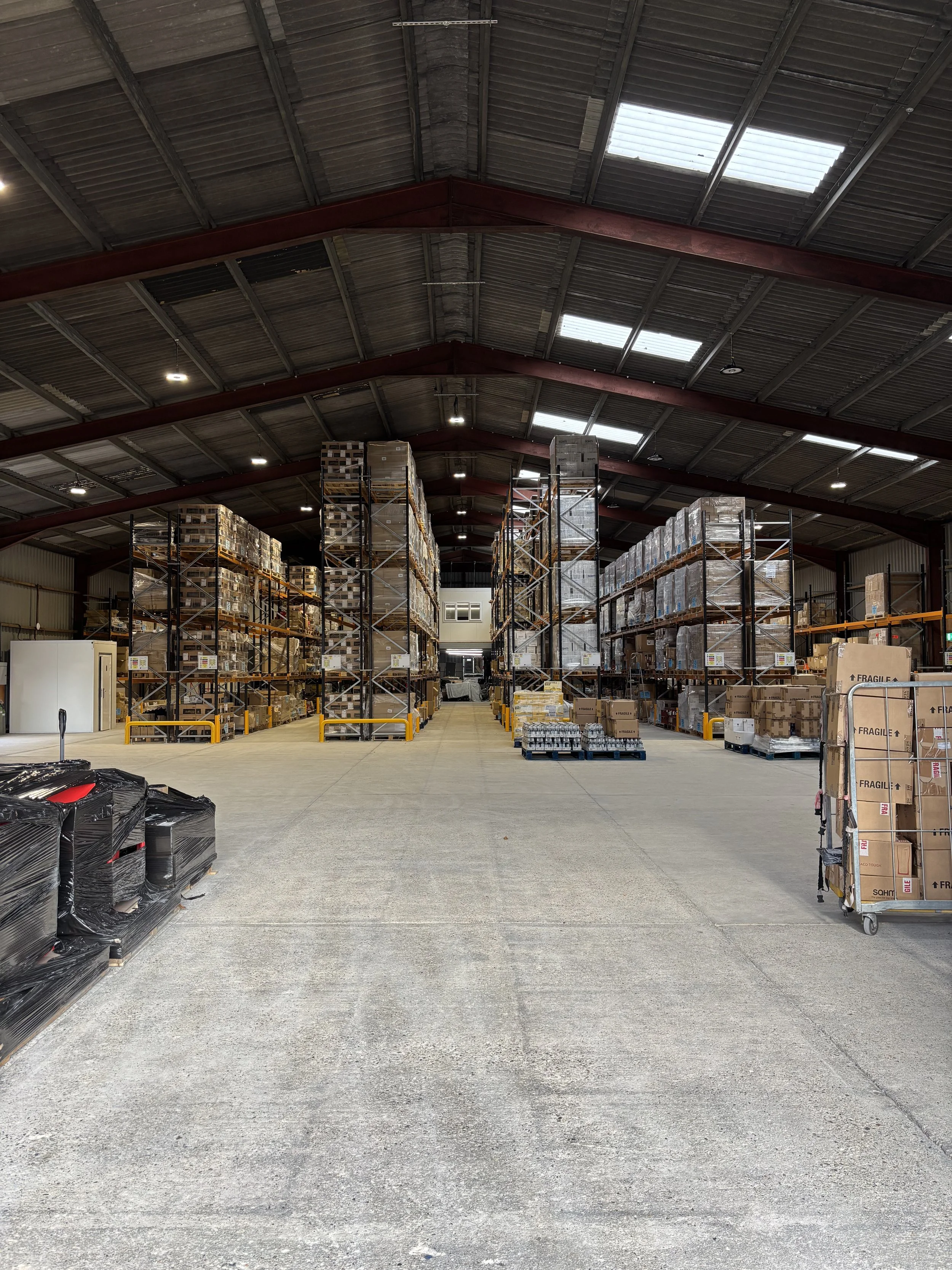 Shelf | fulfilment for drinks brands - Inside warehouse