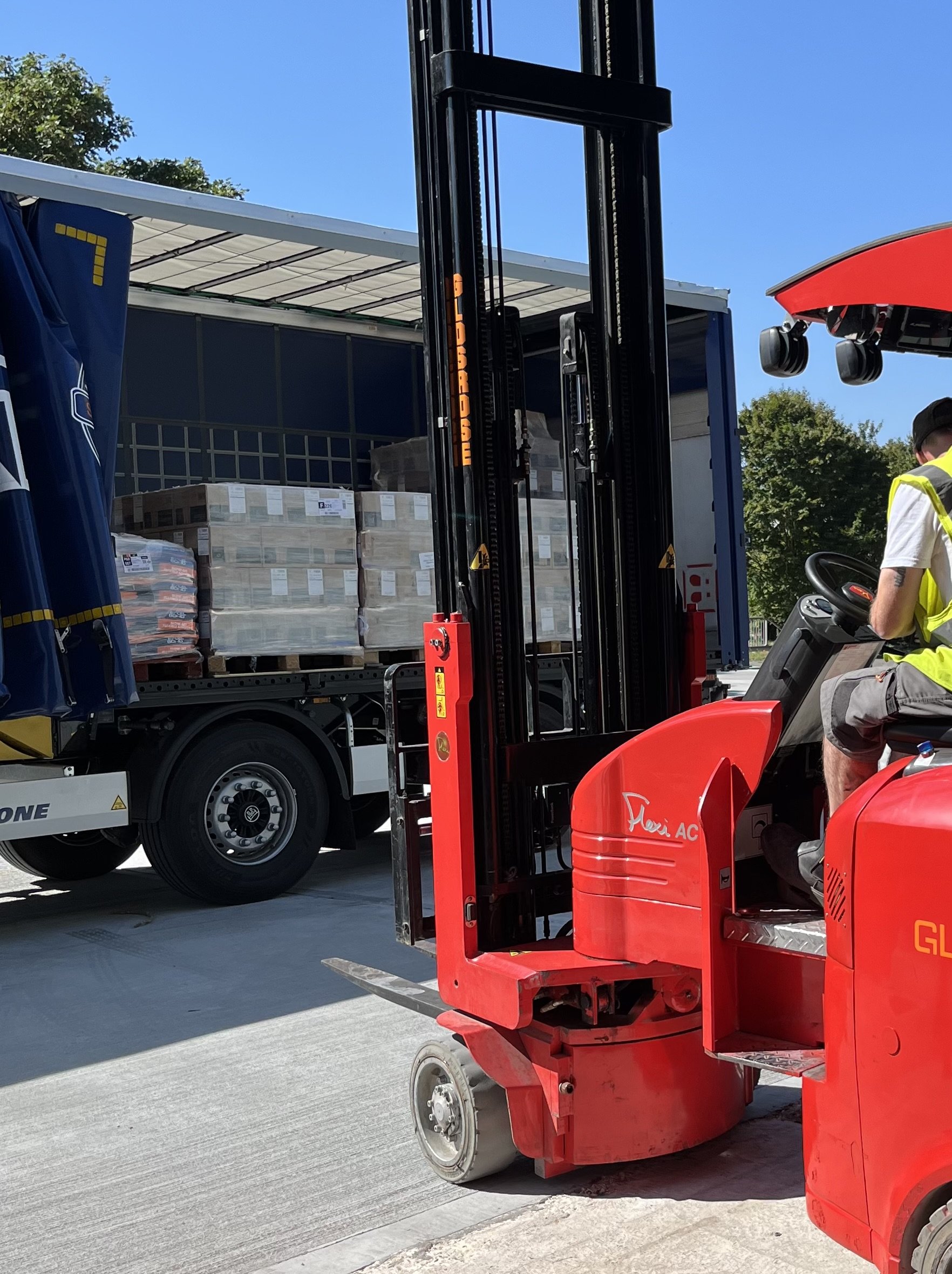 Shelf | fulfilment for drinks brands - Loading a delivery