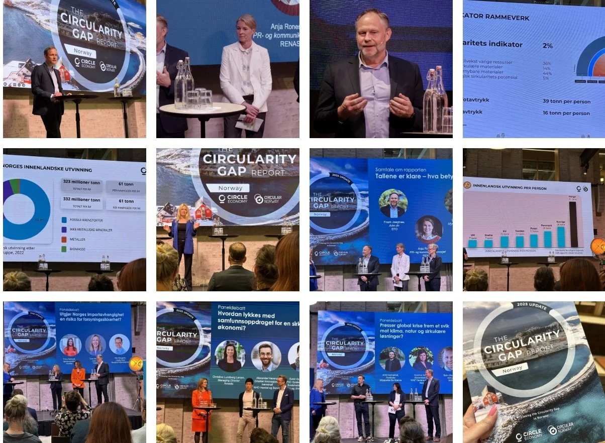 Circularity Gap Report Norway 2025: Gevinst og risiko