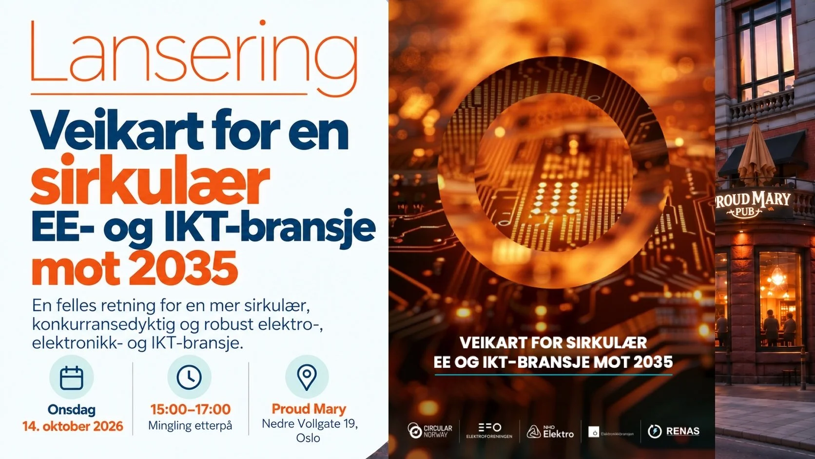 Lansering av Veikart for sirkulær EE- og IKT-bransje 
