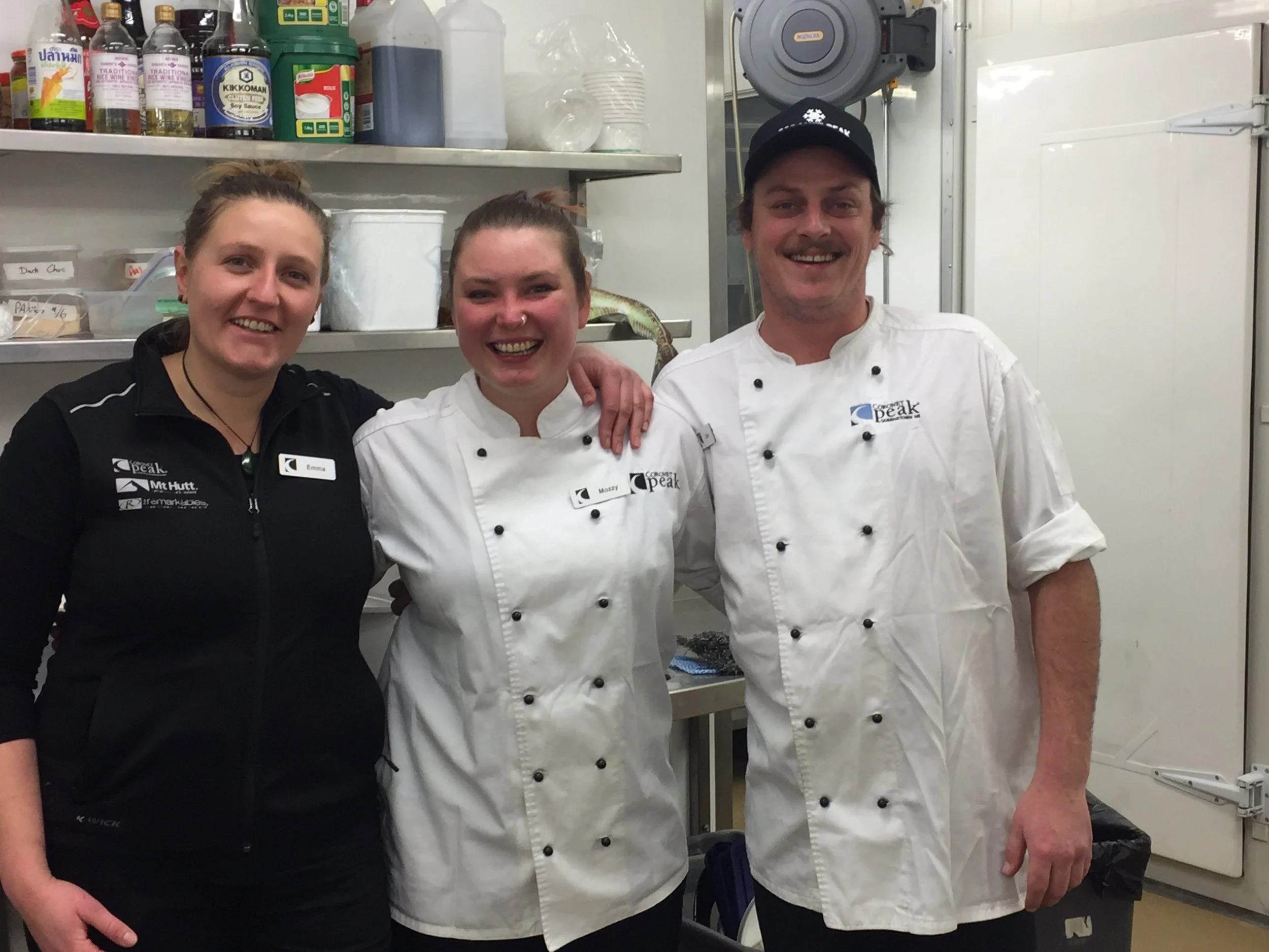 Chefs at Coronet Skiing Resort, NZ