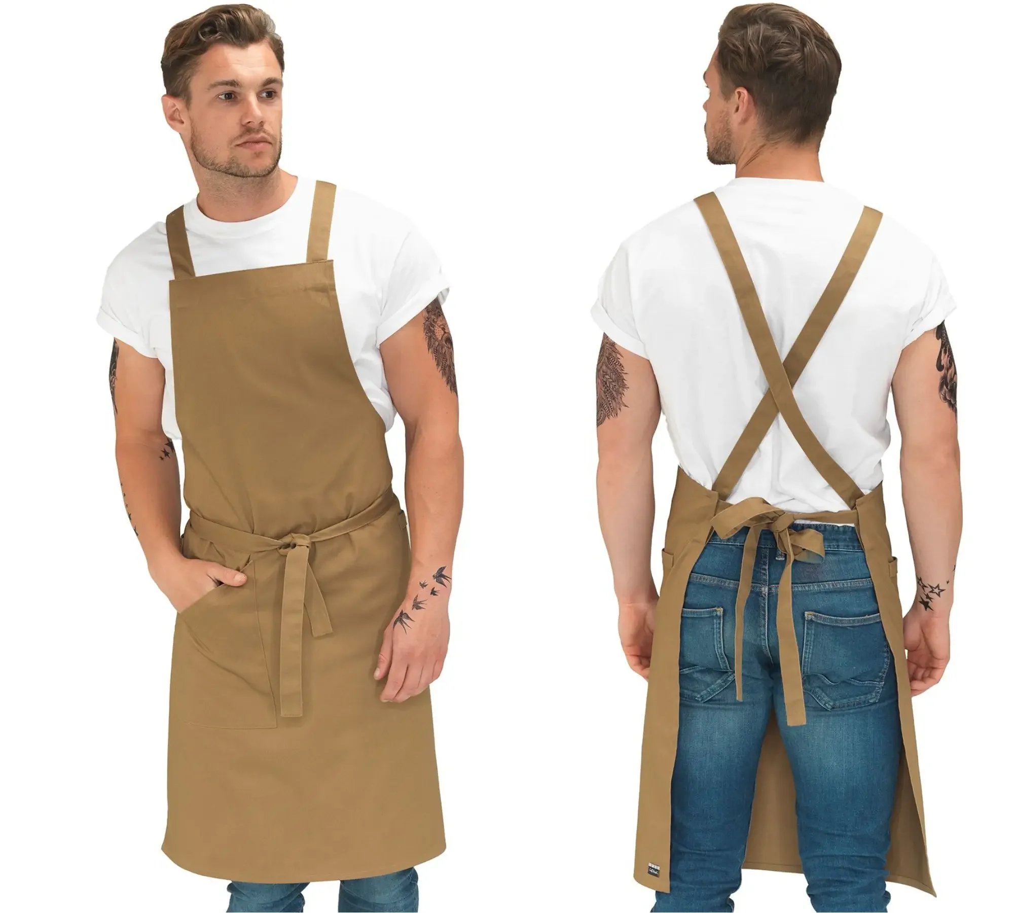 DE109K+Khaki+Crossover+Apron.webp