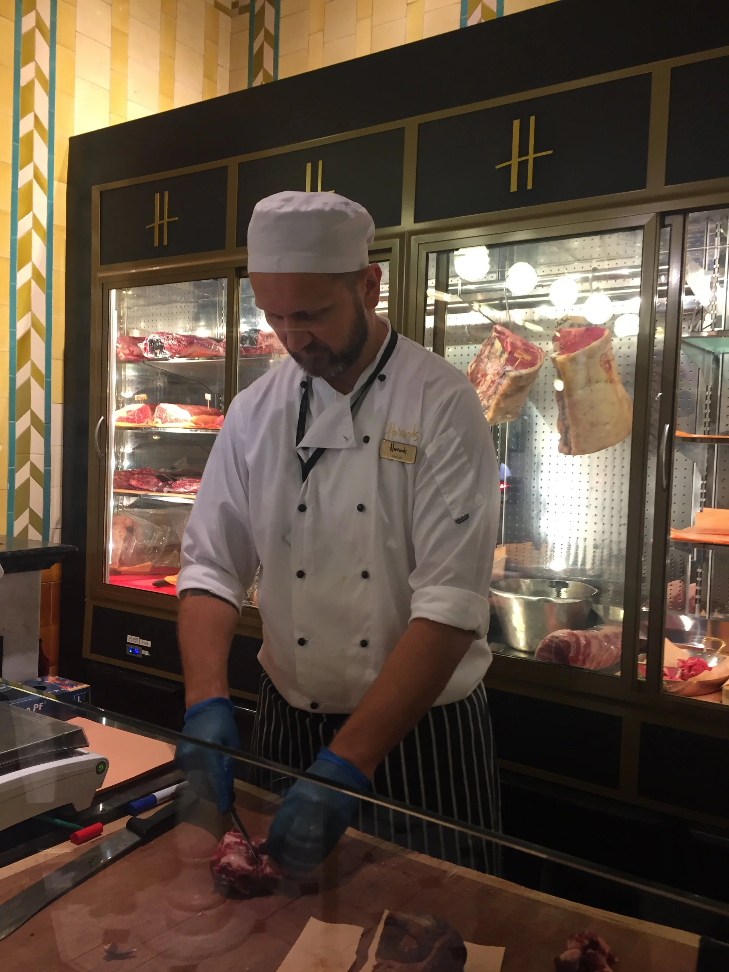 Marcin, chef at Harrods Food Halls, London