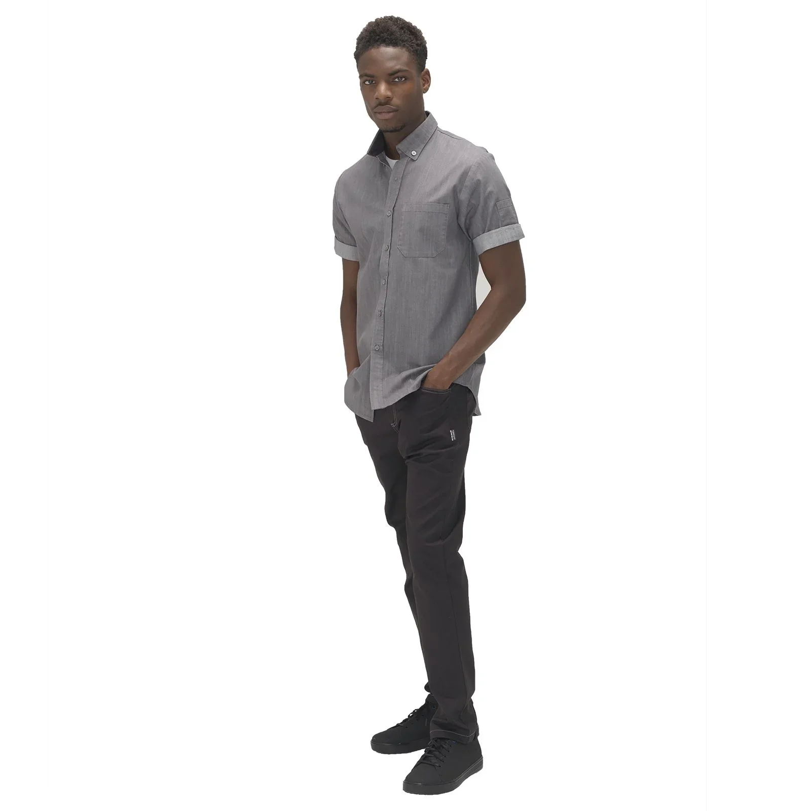 df116d-le-chef-prep-unisex-chefs-shirt-grey-model-2.webp