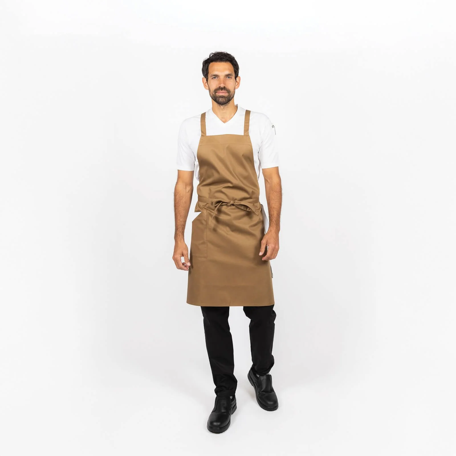Le Chef Pro Crossover Bib Apron - DE109