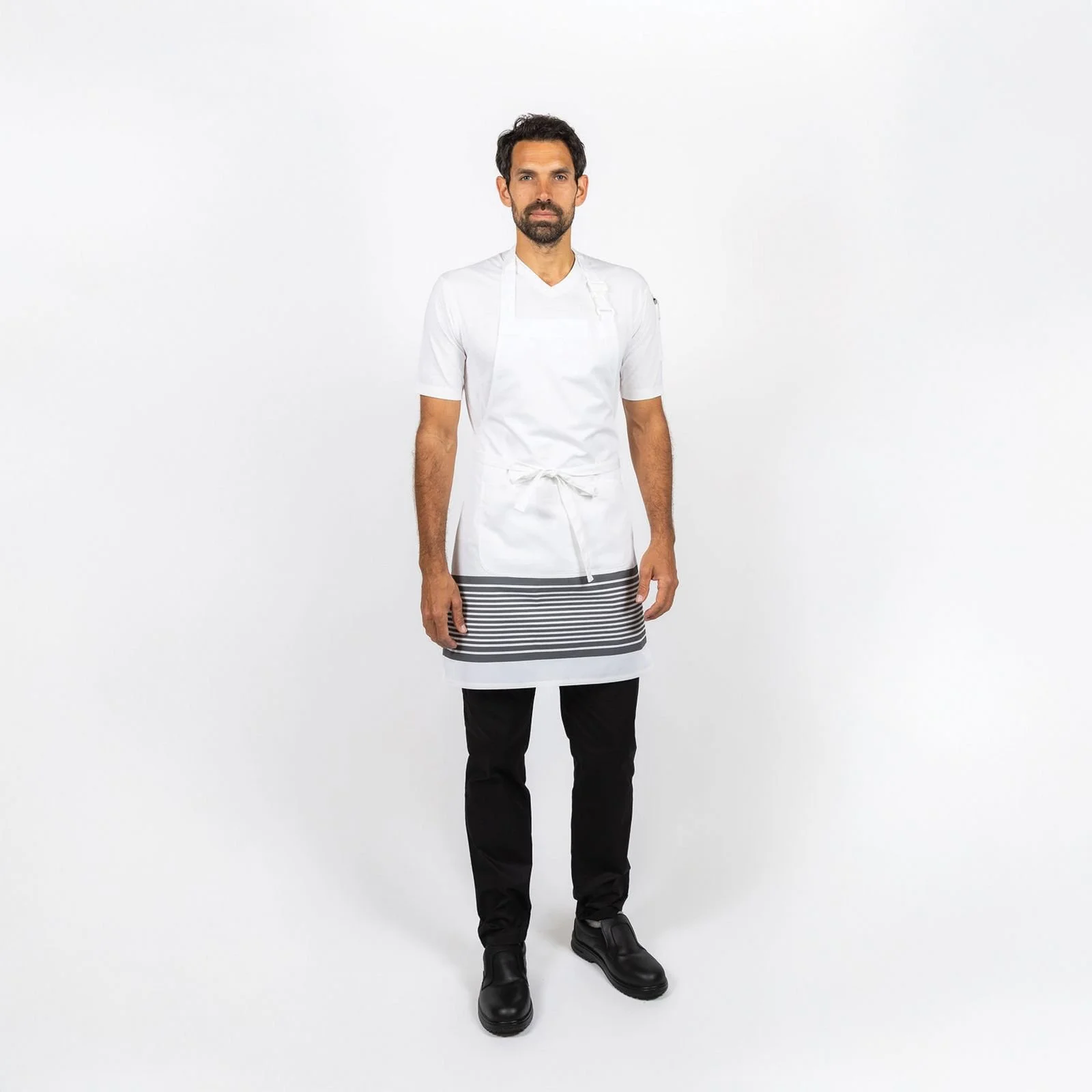 Le Chef Printed Bib Apron - DF140