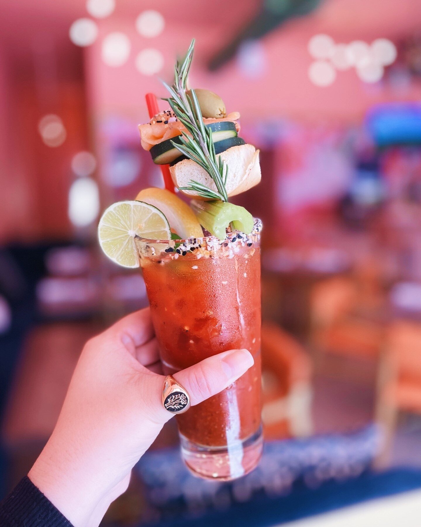 See you tomorrow bellissima 😉⁠
⁠
We are open to the public tomorrow starting at 8AM and we CANT WAIT TO CHEERS WITH YOU 💖⁠
⁠
#BreakfastAndBubbles #TasteTheStars #BuongiornoPrincipessa #BloodyMary