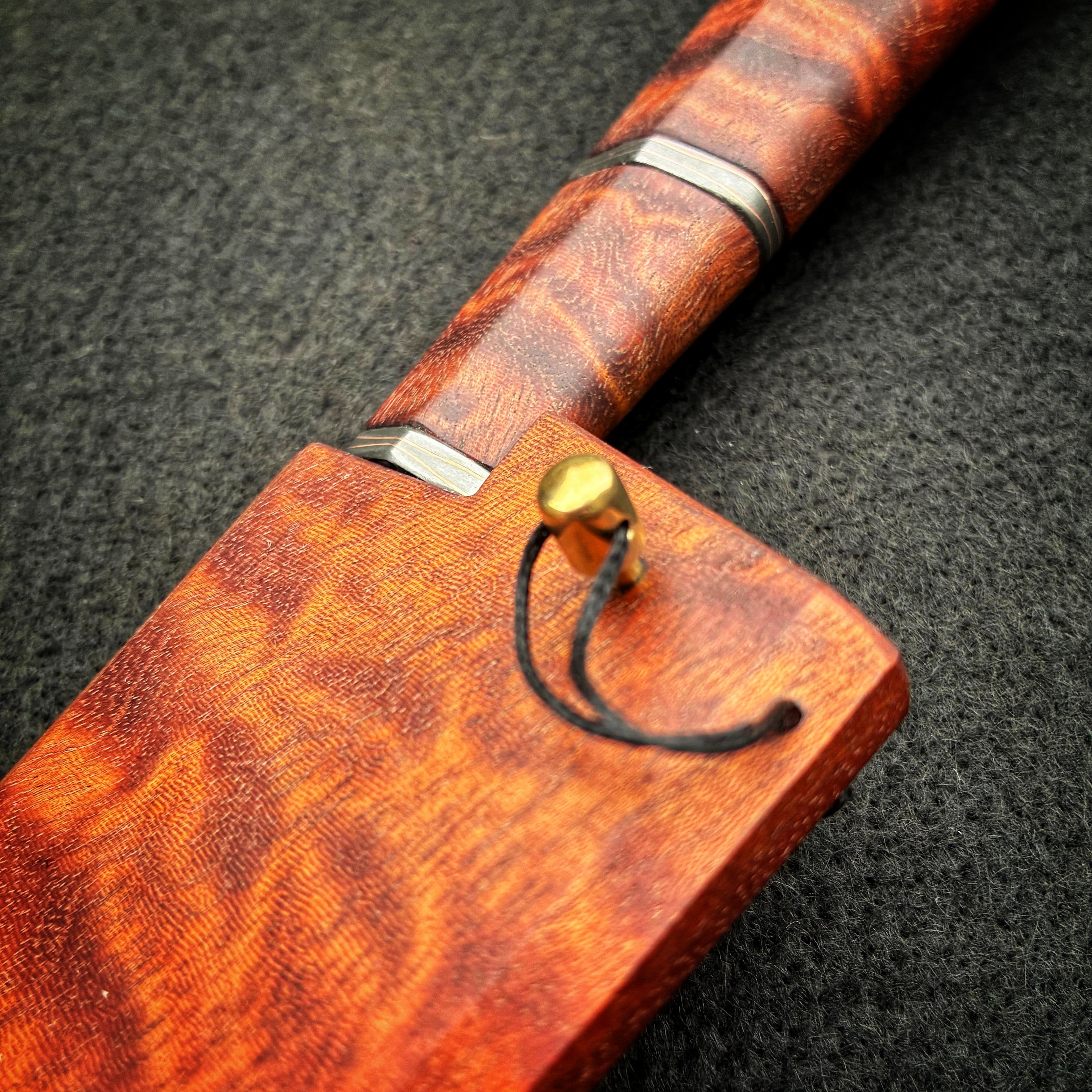 Close-up of a Knife with metal accents