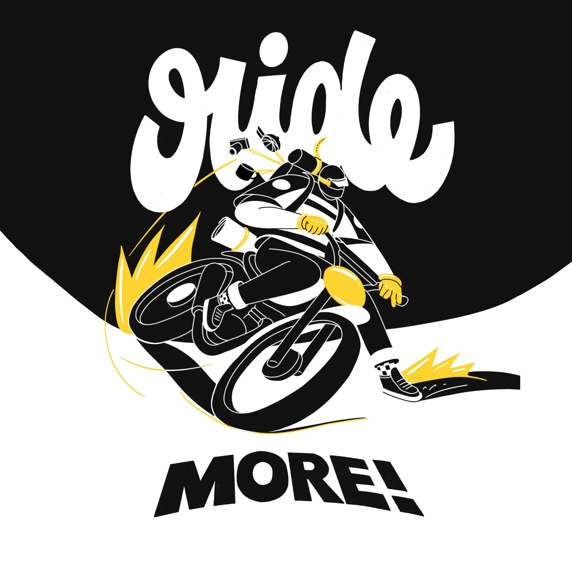 Ride More Illustration serie