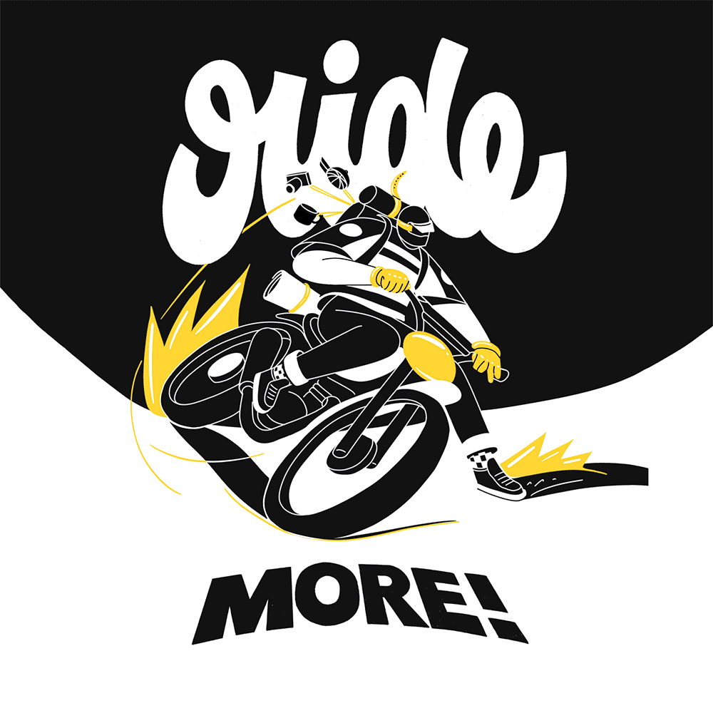 Ride More Illustration serie