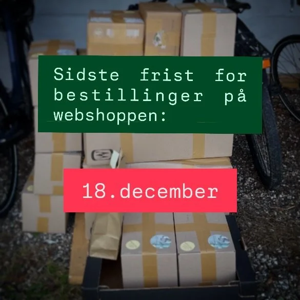 Webordrer afsendes med gls, som lover at dr&oslash;ne rundt i hele landet med jeres indk&oslash;b. Bestillinger lagt inden midnat den 18. december n&aring;r garanteret frem til pakkeshop inden jul. Det var bare det&hellip;