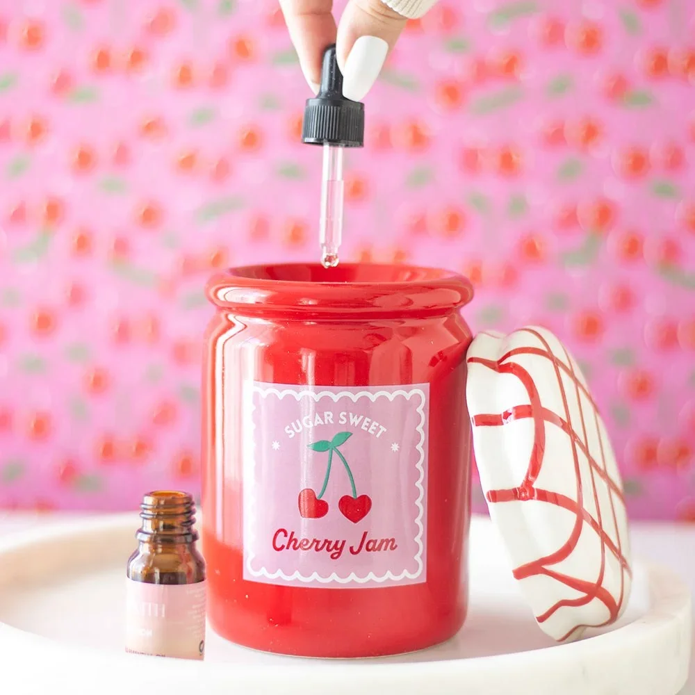 Cherry Jam Jar Burner