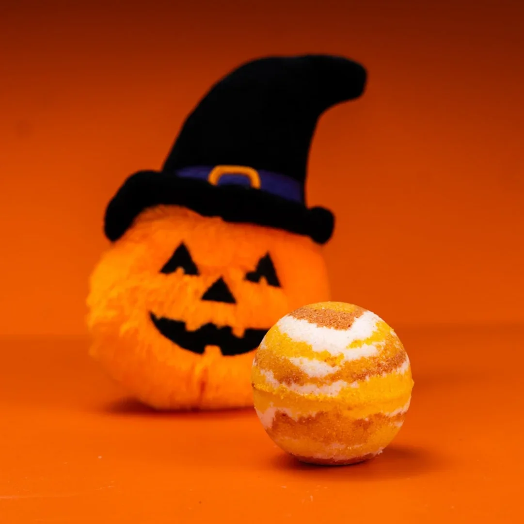 Pumpkin Spice Round Bath Bomb