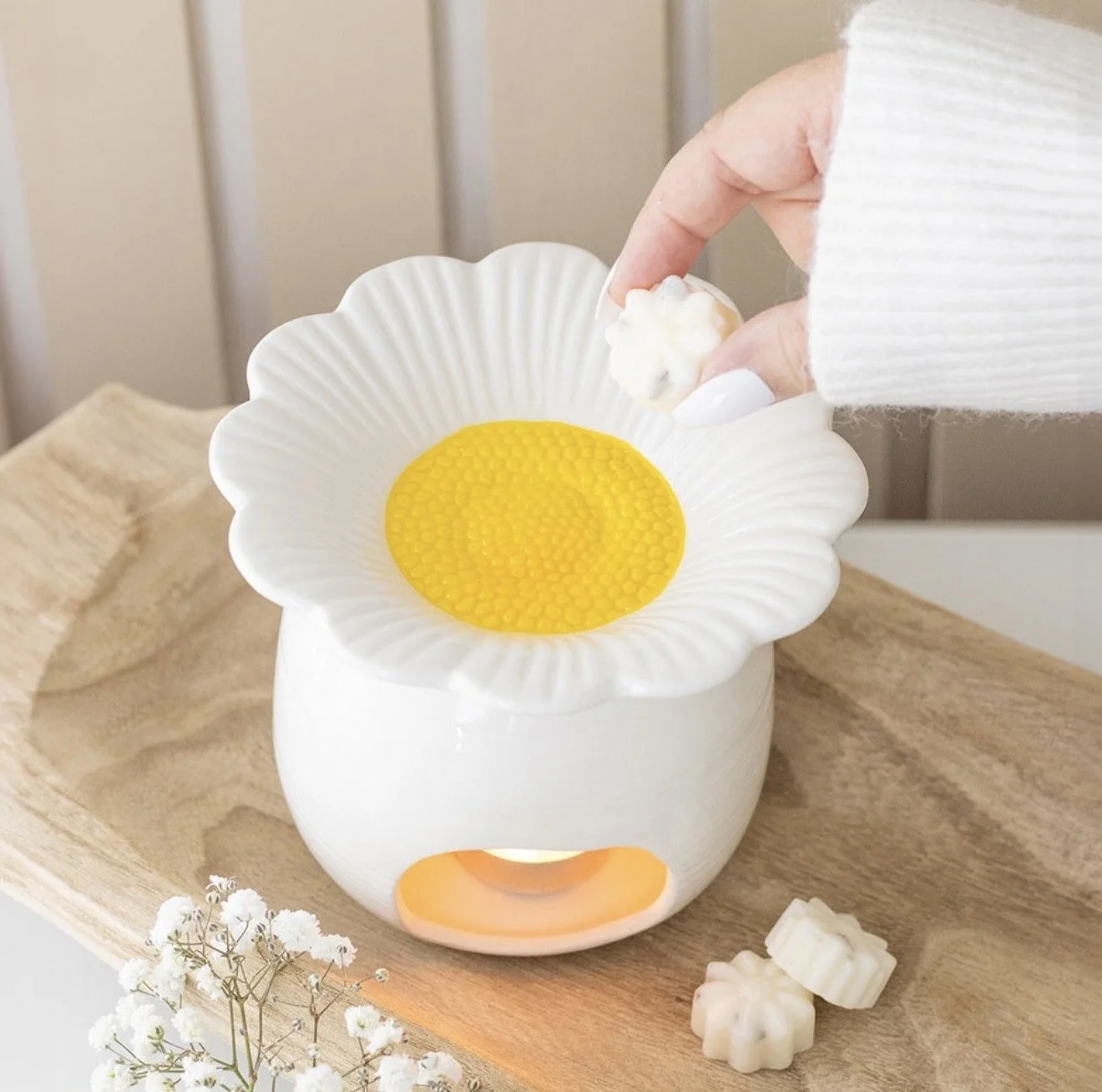 Daisy Shaped Ceramic Burner