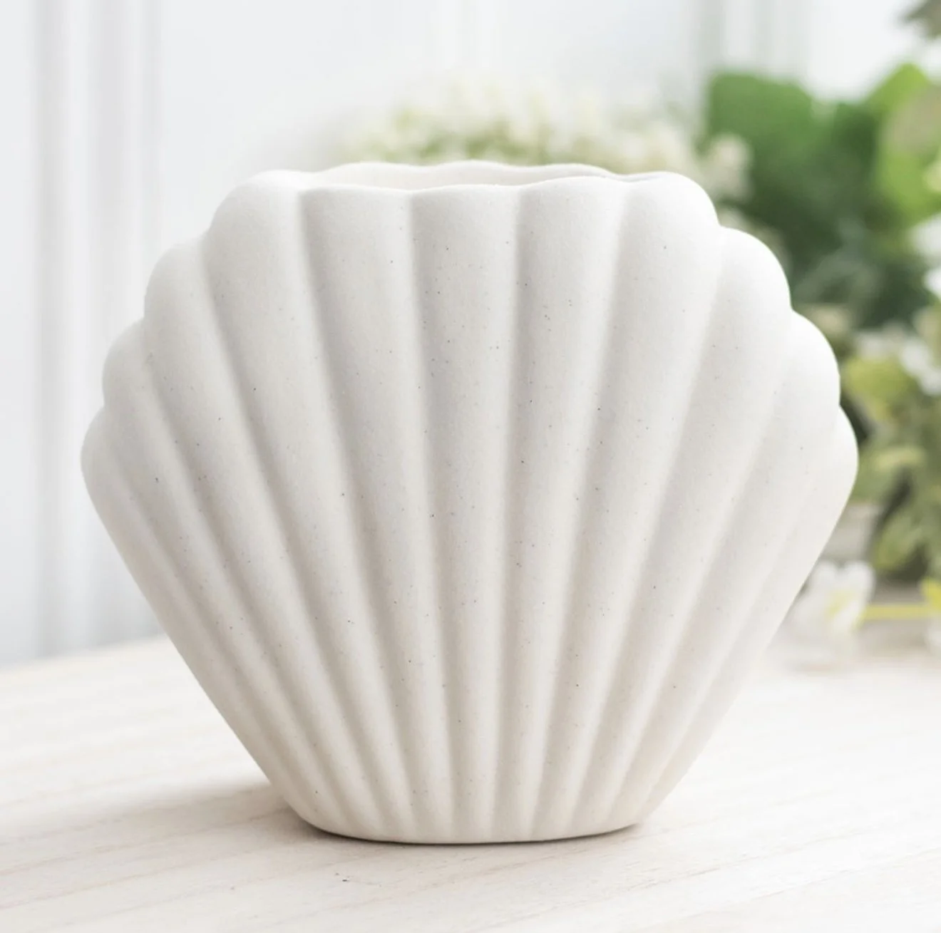 Seashell ceramic burner