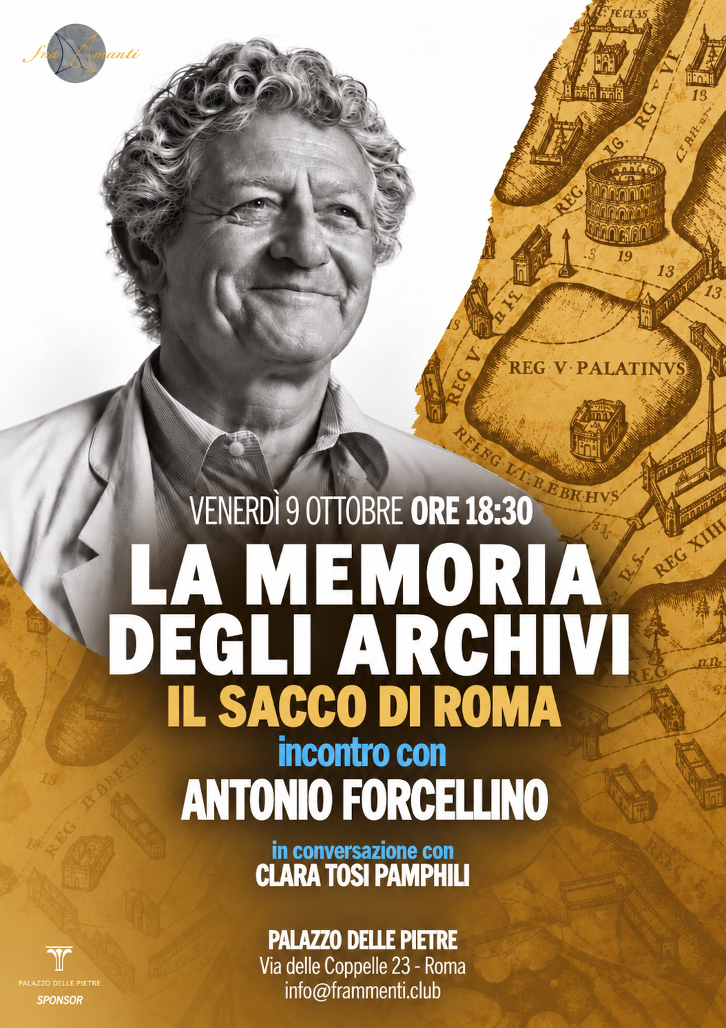 La Memoria degli Archivi -Il sacco di Roma- incontro con Antonio Forcellino