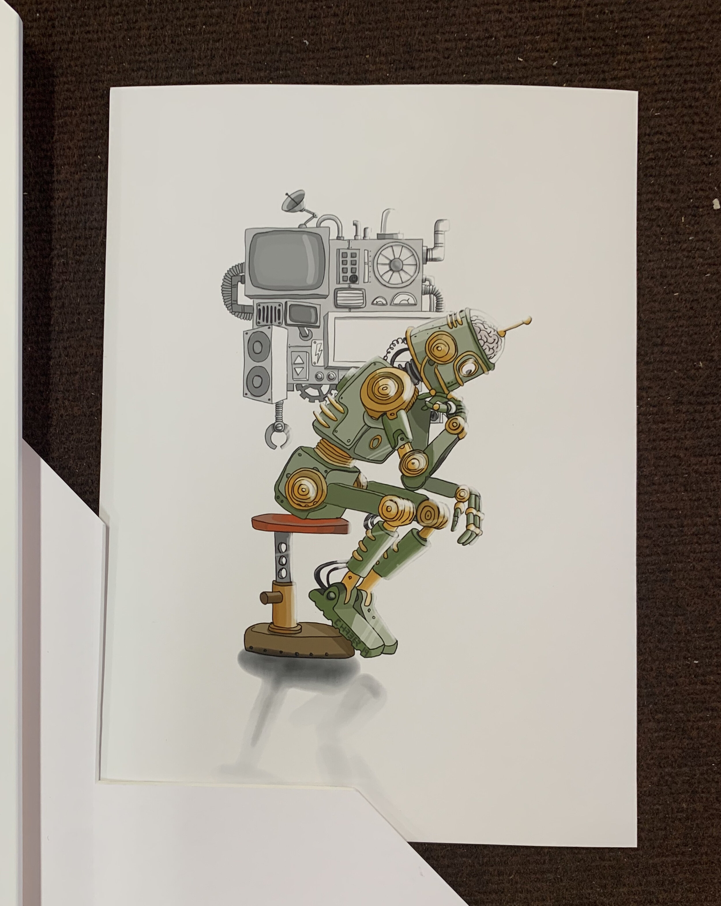 A Limited number of prints from each illustration is available with customisable mounts and frames  