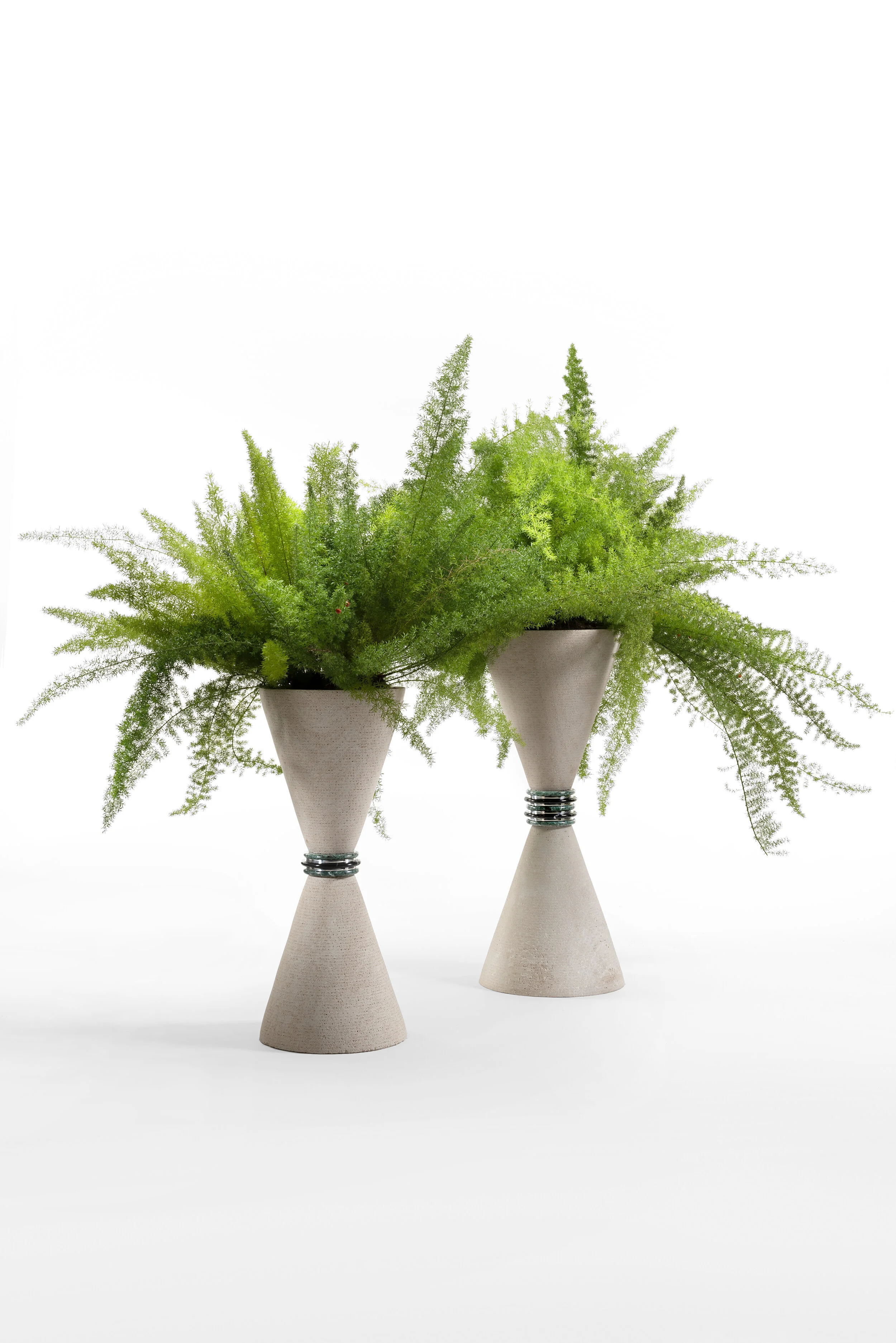Hourglass Planters - DEREK CASTIGLIONI    